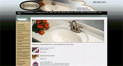 Desktop Screenshot of imperialmarblecorp.com