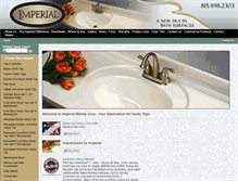 Tablet Screenshot of imperialmarblecorp.com